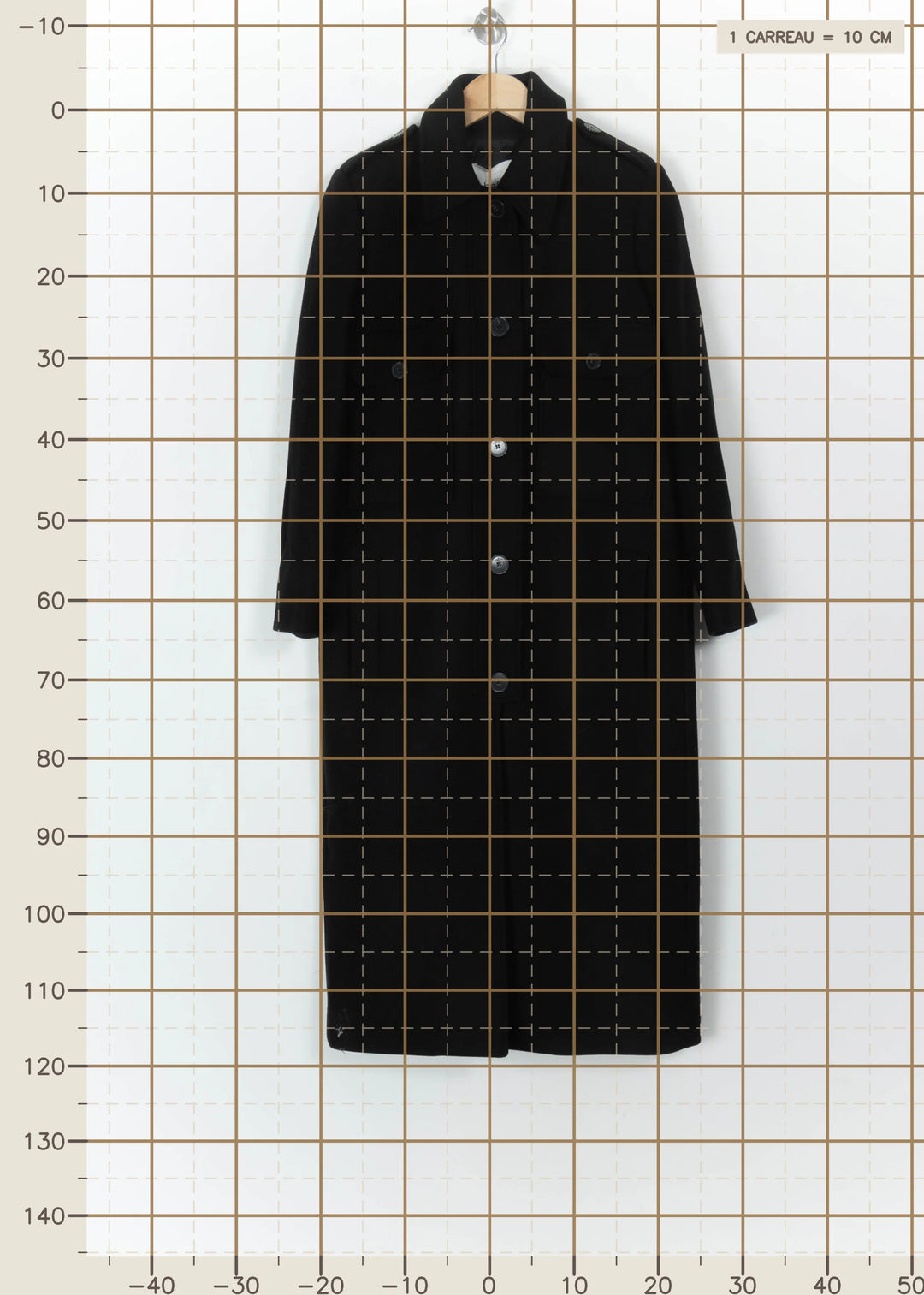 Manteau Noir - Taille S/36 de la marque ba&amp;sh | PARAD116119 - Vendu par Paradigme - Image 4