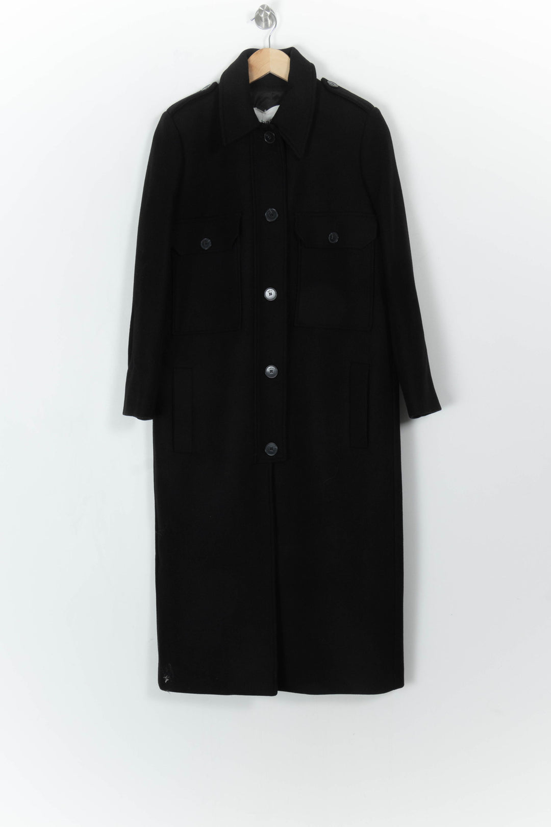 Manteau Noir - Taille S/36 de la marque ba&amp;sh | PARAD116119 - Vendu par Paradigme - Image 2