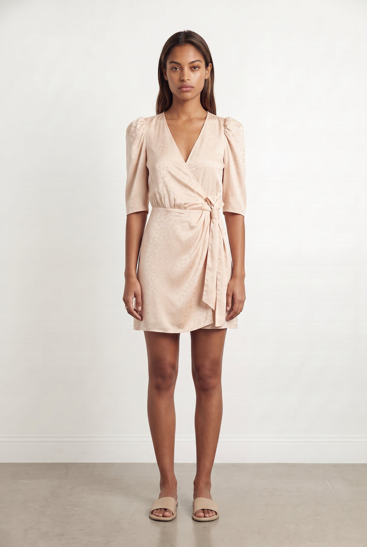 Robe Courte Beige - Taille XS/34