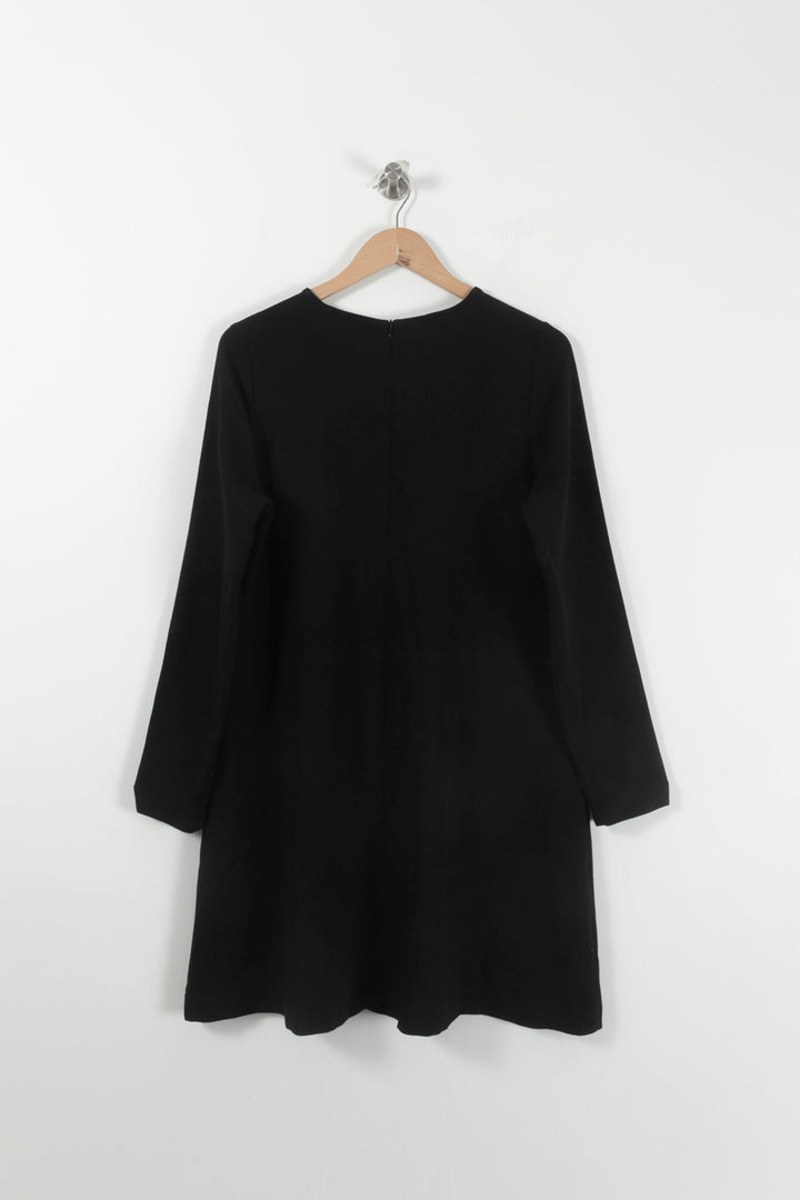 Robe Noire - Taille L/40 de la marque Ganni | PARAD11629 - Vendu par Paradigme - Image 4