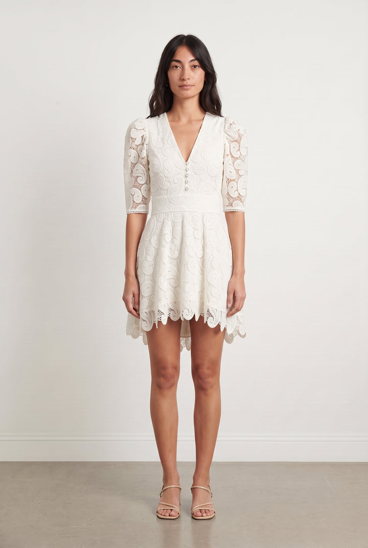 Robe Courte Beige - Taille S/36