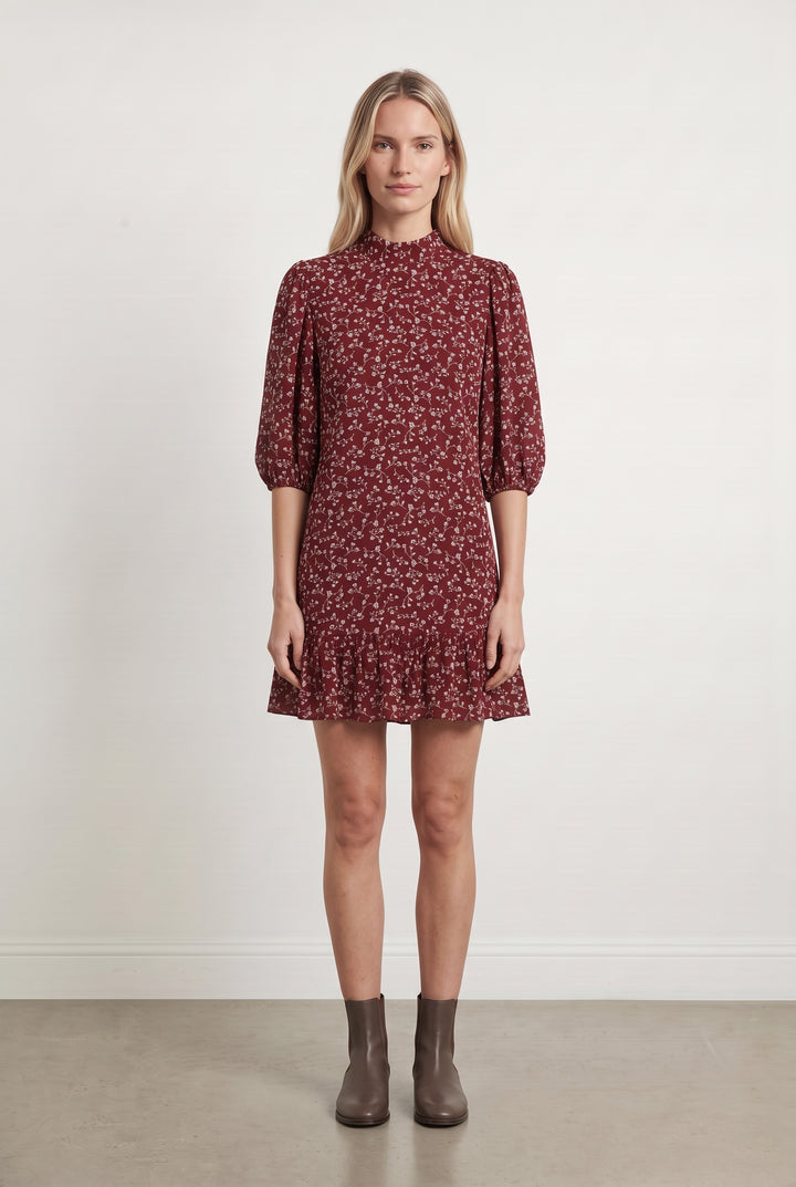 Robe Courte Bordeaux - Taille M/38