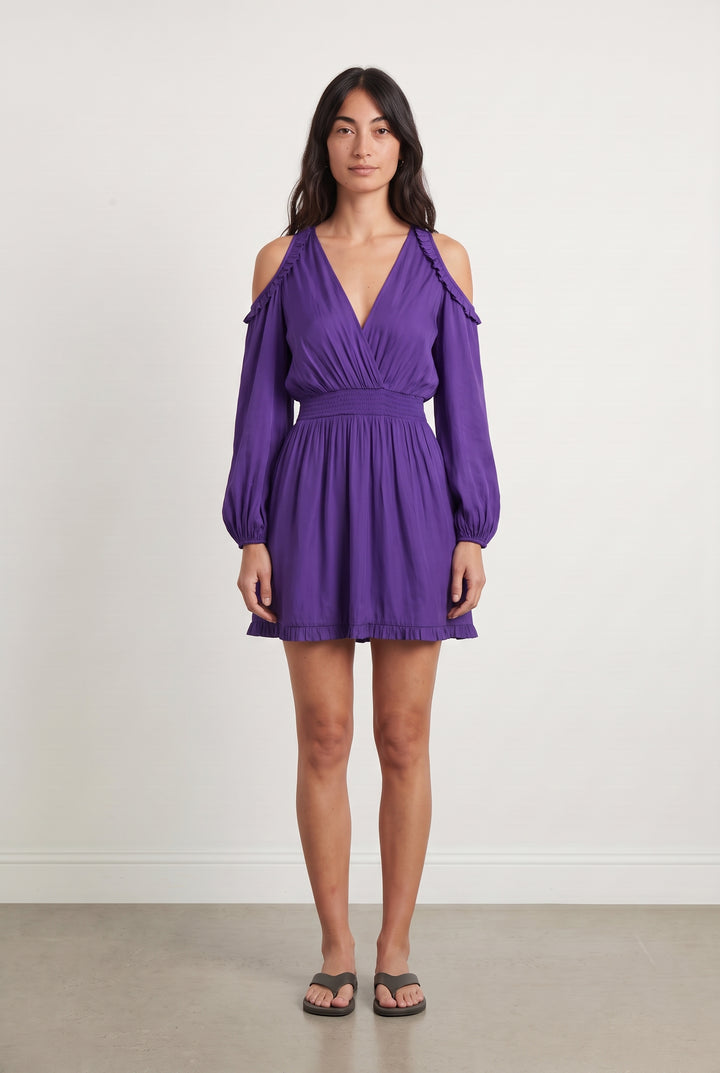 Robe Courte Violette - Taille S/36