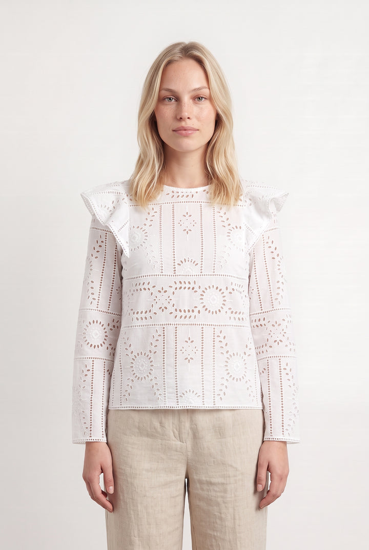 Top Blanc - Taille L/40
