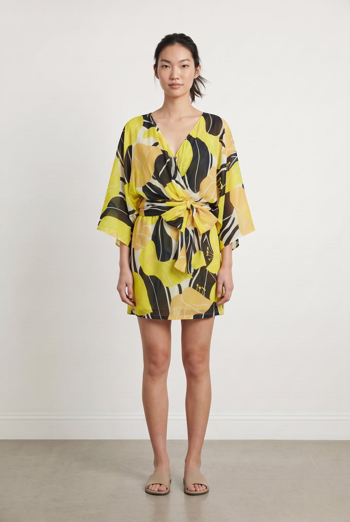 Robe Courte Jaune - Taille S/36
