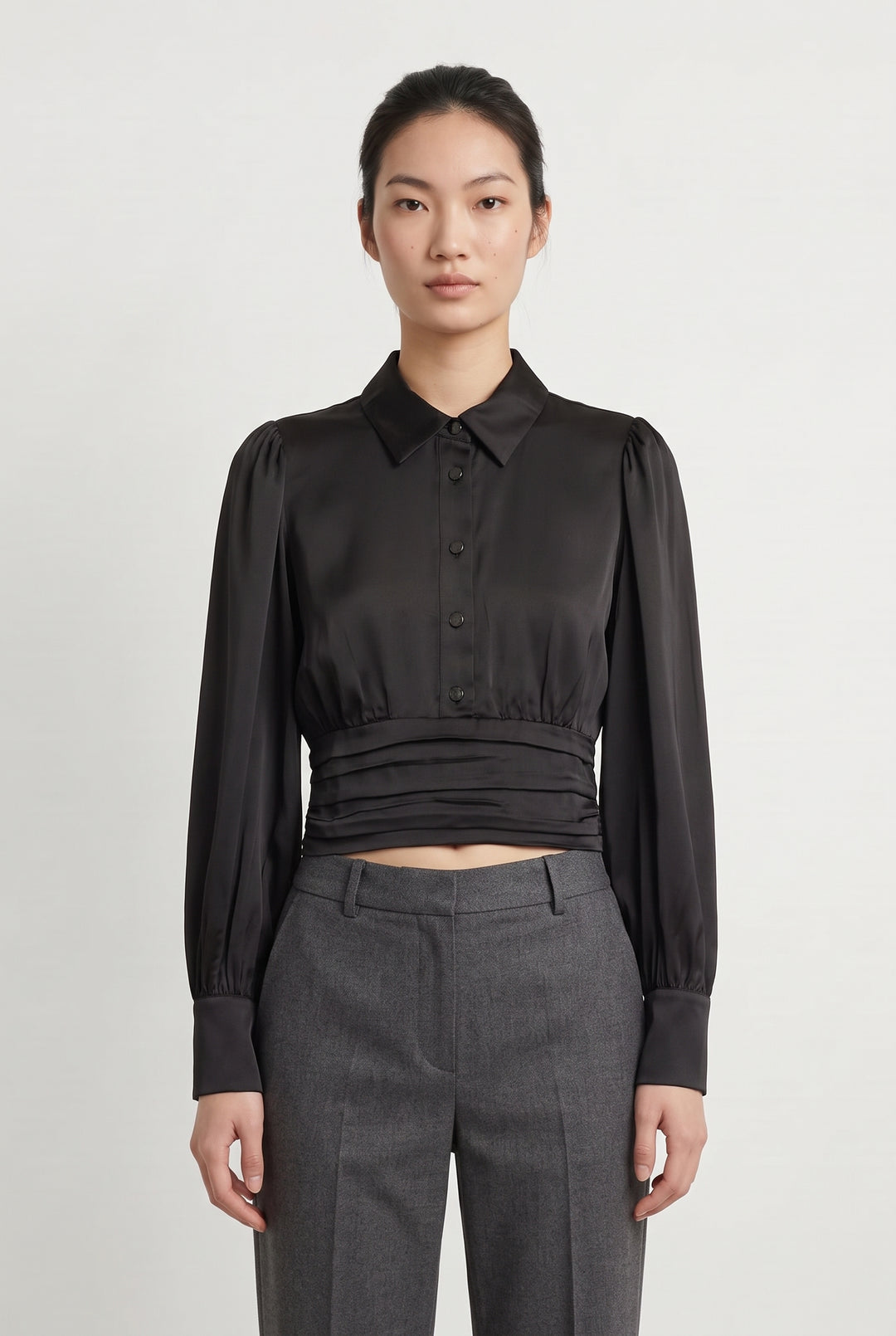 Chemisier Noire - Taille XS/34