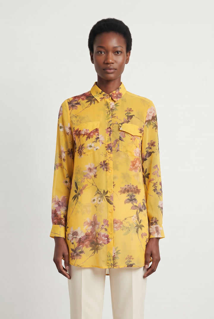 Chemisier Jaune - Taille XS/34