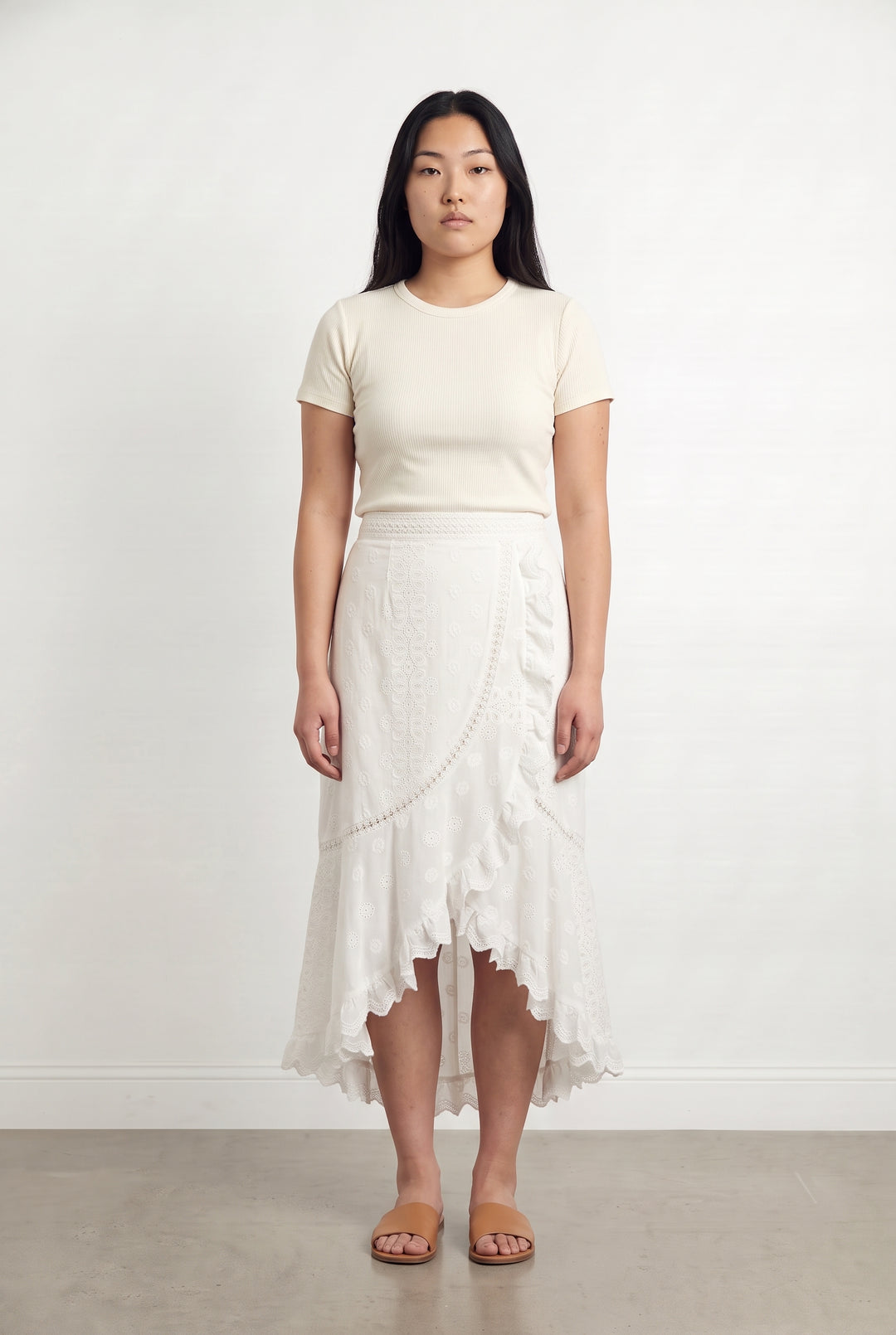 Jupe Beige - Taille L/40