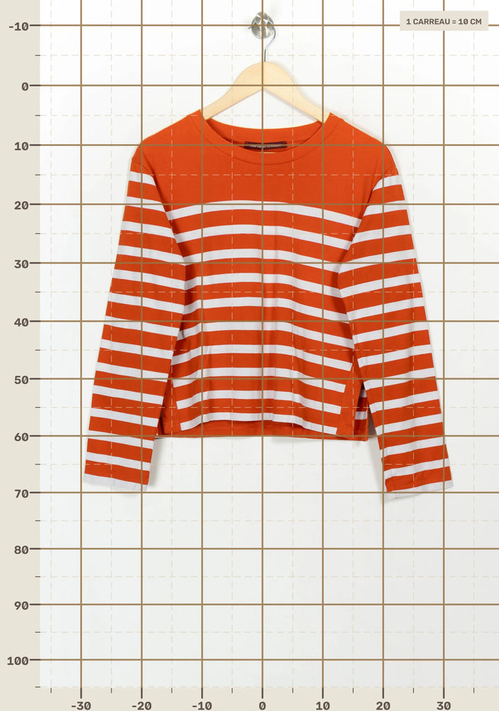 Marinière Rouge et Blanche - Taille M/38 de la marque Comptoir des Cotonniers | PARAD116659 - Vendu par Paradigme - Image 4