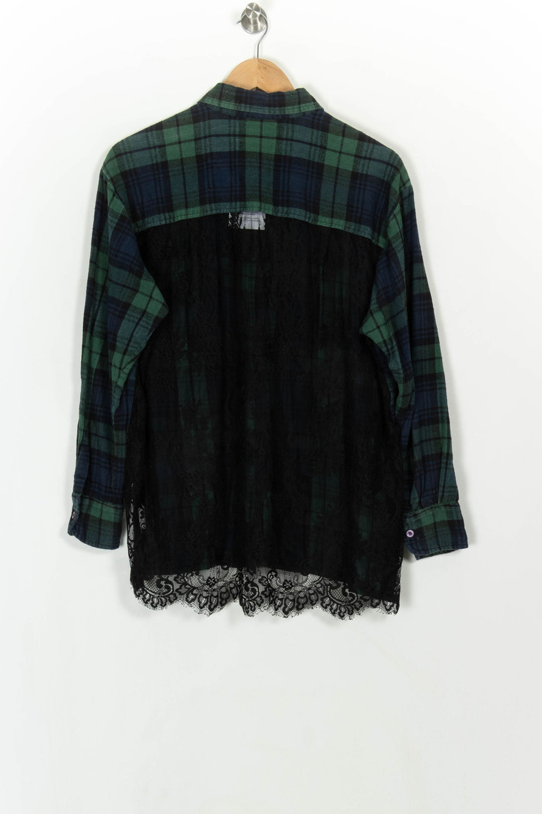 Chemise à Carreaux Verte et Noire - Taille XL/42 de la marque Essentiel Antwerp | PARAD116660 - Vendu par Paradigme - Image 5