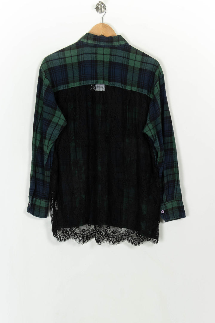 Chemise à Carreaux Verte et Noire - Taille XL/42 de la marque Essentiel Antwerp | PARAD116660 - Vendu par Paradigme - Image 5