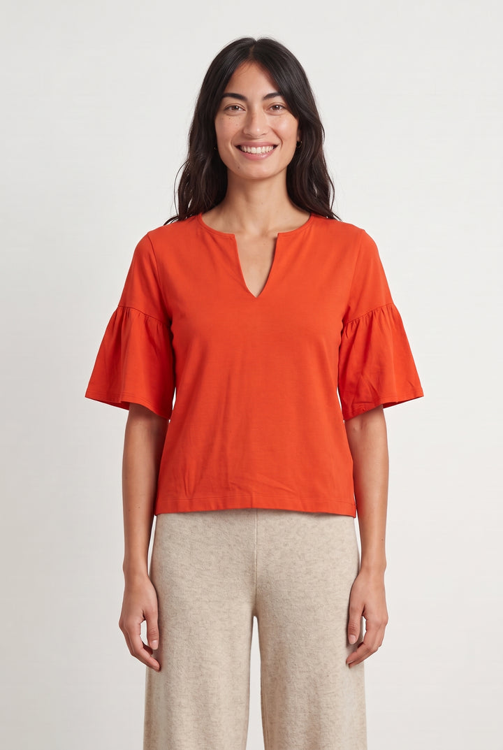 Blouse Rouge - Taille S/36 de la marque Maison 123 | PARAD116661 - Vendu par Paradigme - Image 1