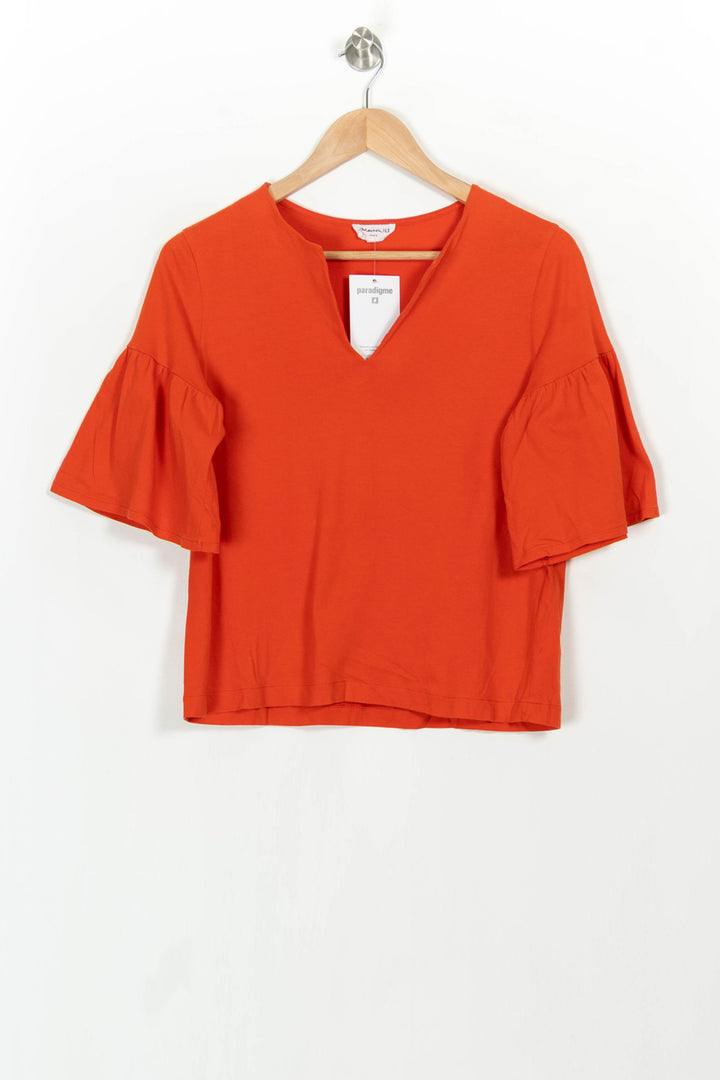 Blouse Rouge - Taille S/36 de la marque Maison 123 | PARAD116661 - Vendu par Paradigme - Image 2