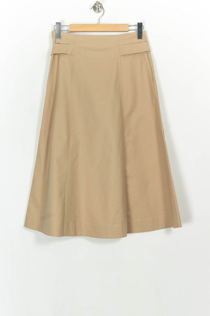 Jupe Midi Beige - Taille M/38 de la marque Caroll | PARAD116664 - Vendu par Paradigme - Image 5