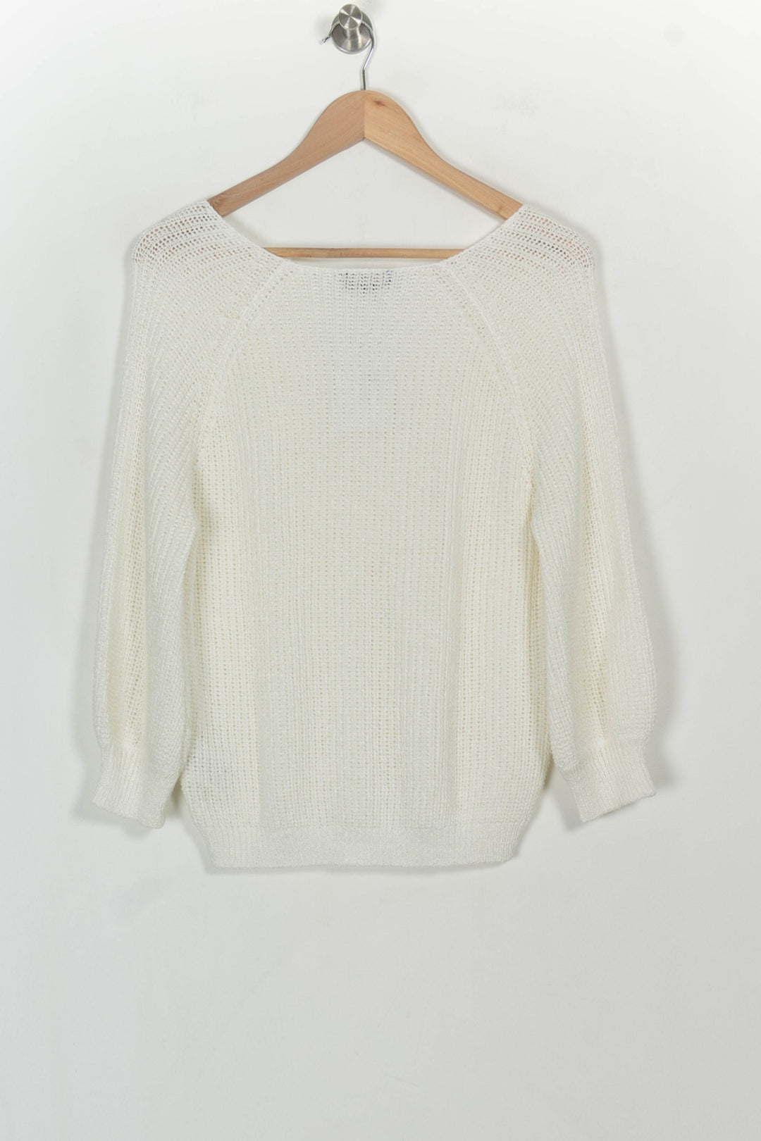 Pull Blanc - Taille S/36 de la marque Caroll | PARAD116665 - Vendu par Paradigme - Image 5