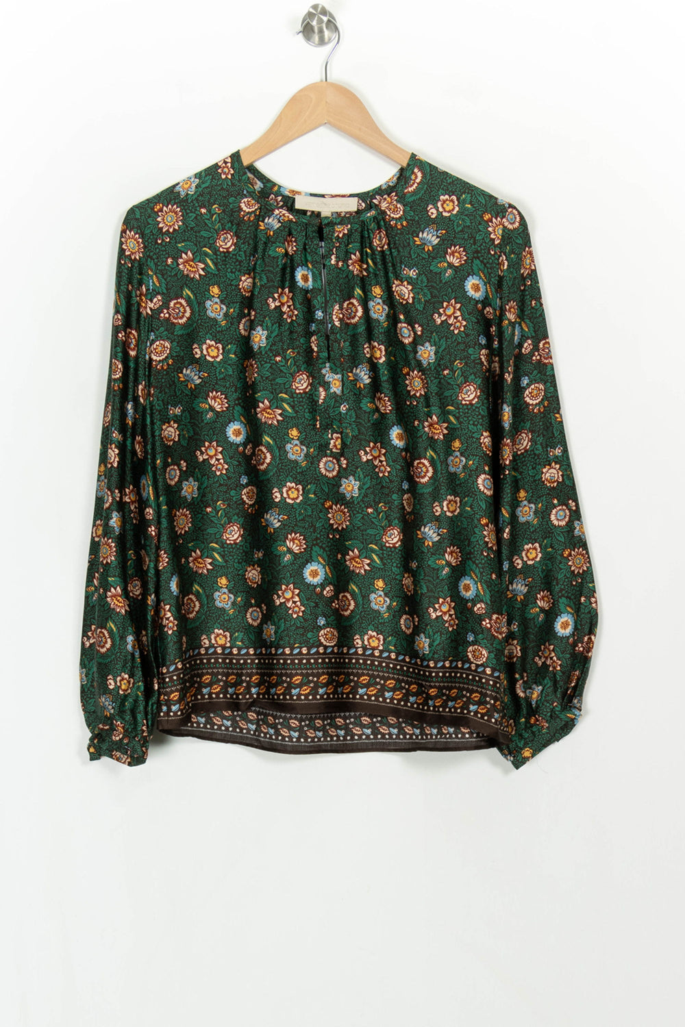 Blouse Verte et Multicolore - Taille M/38 de la marque Vanessa Bruno | PARAD116667 - Vendu par Paradigme - Image 2