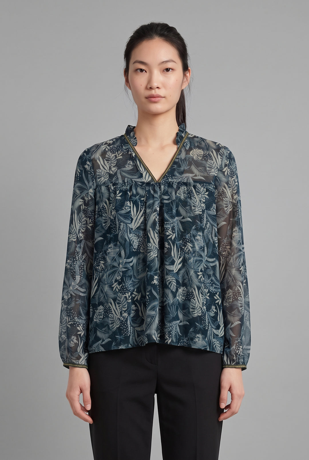 Blouse Bleu et Blanc - Taille M/38 de la marque I.Code | PARAD116669 - Vendu par Paradigme - Image 1
