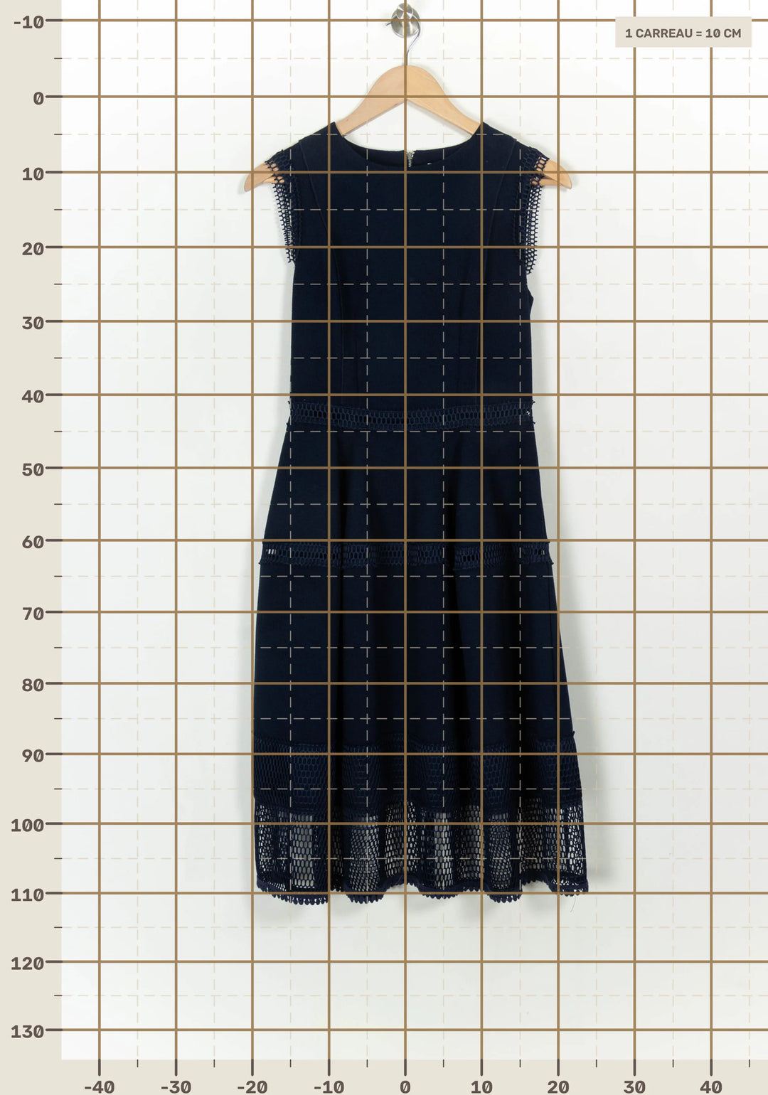 Robe Midi Bleue - Taille M/38 de la marque Gerard Darel | PARAD116670 - Vendu par Paradigme - Image 4