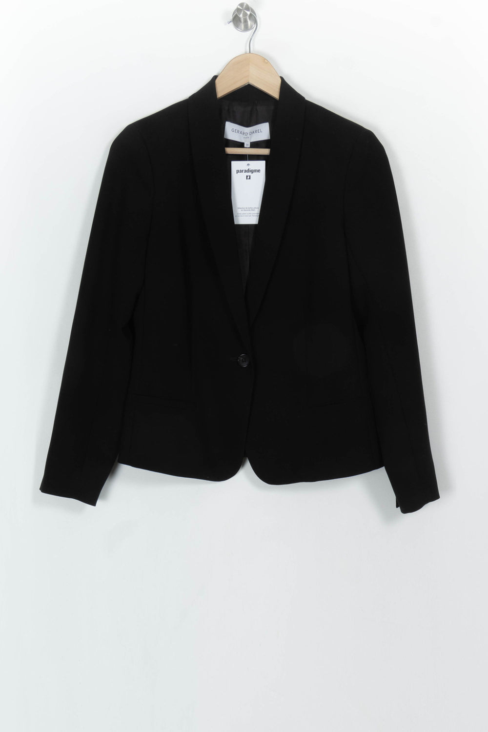 Veste Noire - Taille M/38 de la marque Gerard Darel | PARAD116675 - Vendu par Paradigme - Image 2
