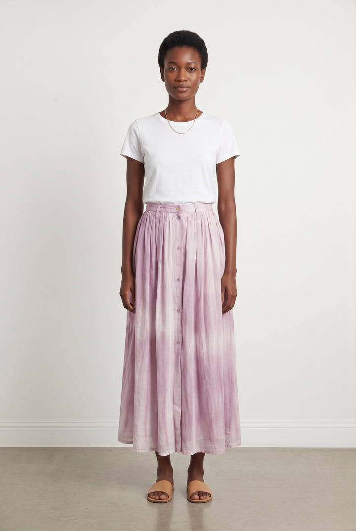 Jupe Longue Violette - Taille S/36 de la marque Sessùn | PARAD116678 - Vendu par Paradigme - Image 1