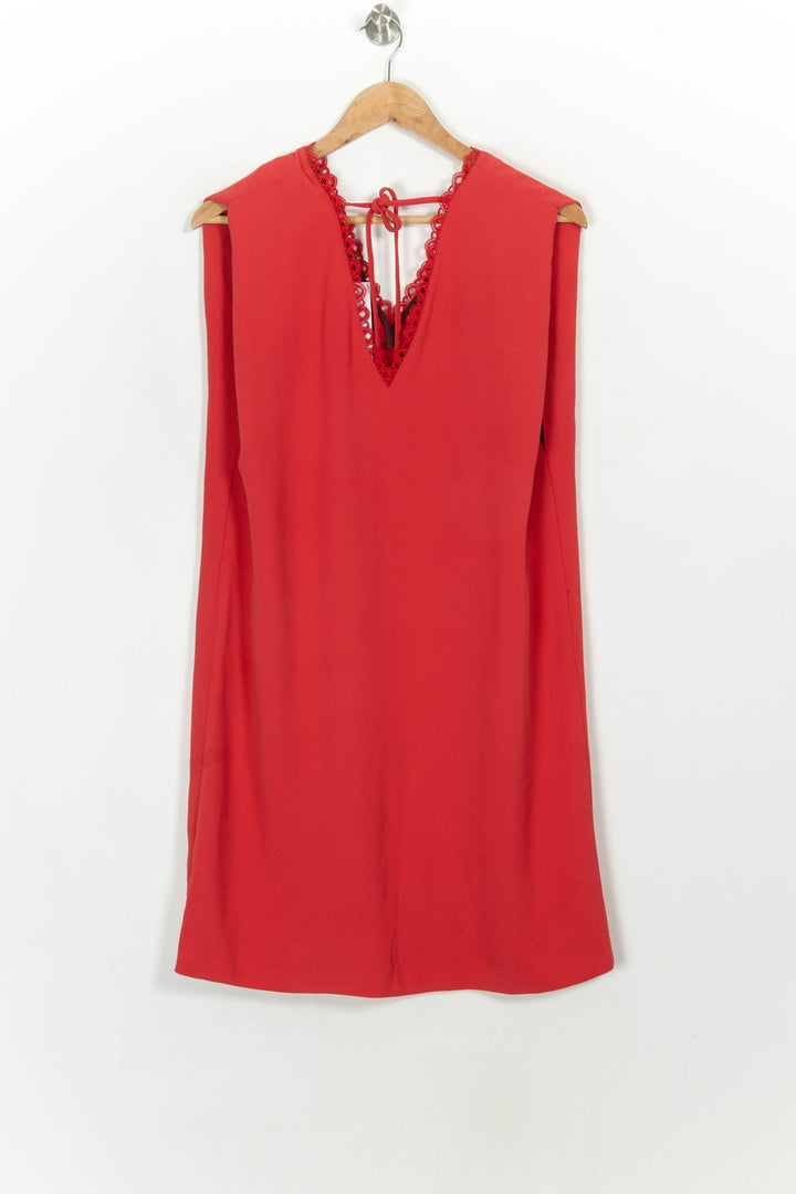 Robe Droite Rouge - Taille L/40 de la marque IKKS | PARAD116682 - Vendu par Paradigme - Image 5