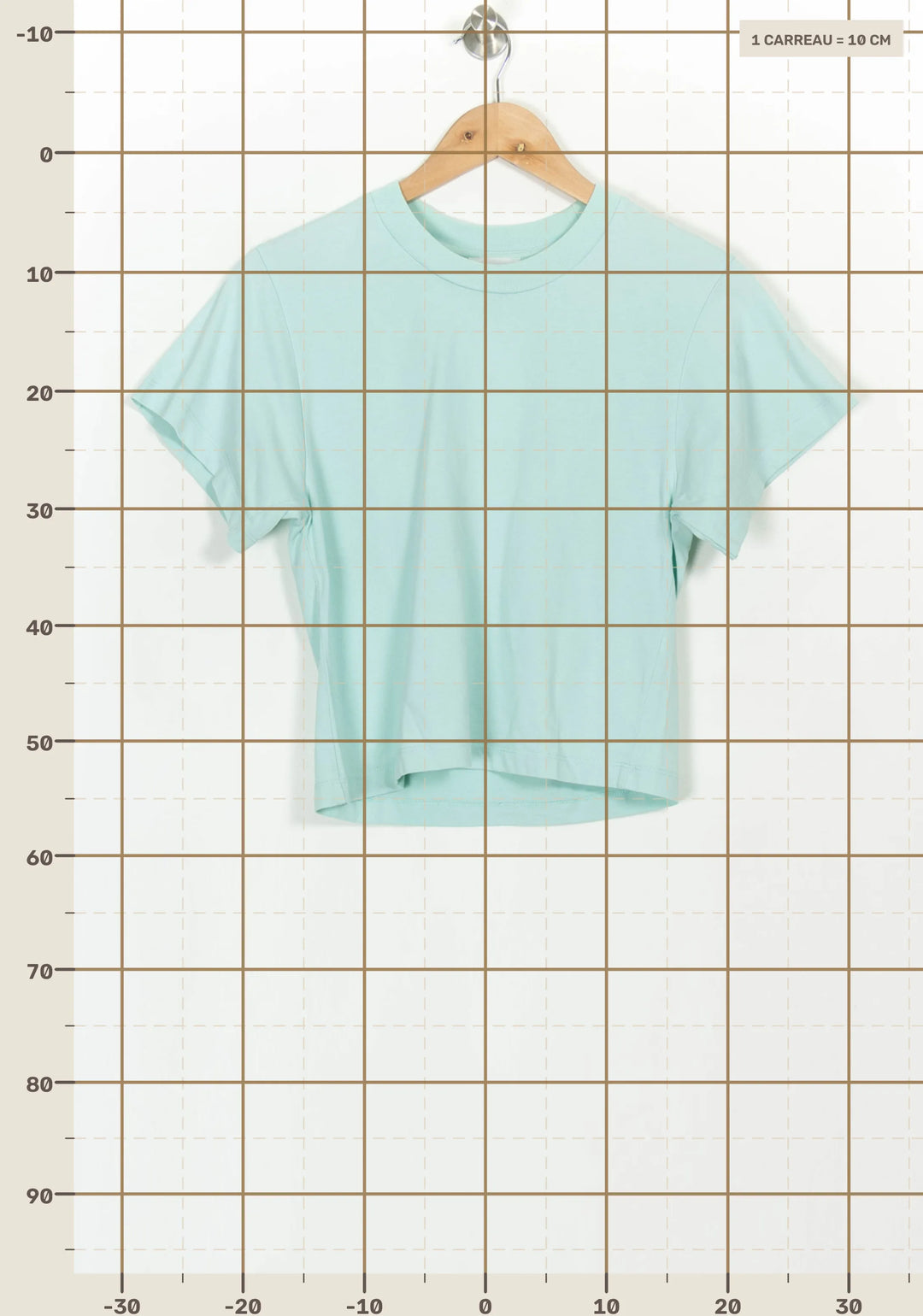Tee-shirt Vert - Taille S/36 de la marque American Vintage | PARAD116686 - Vendu par Paradigme - Image 4