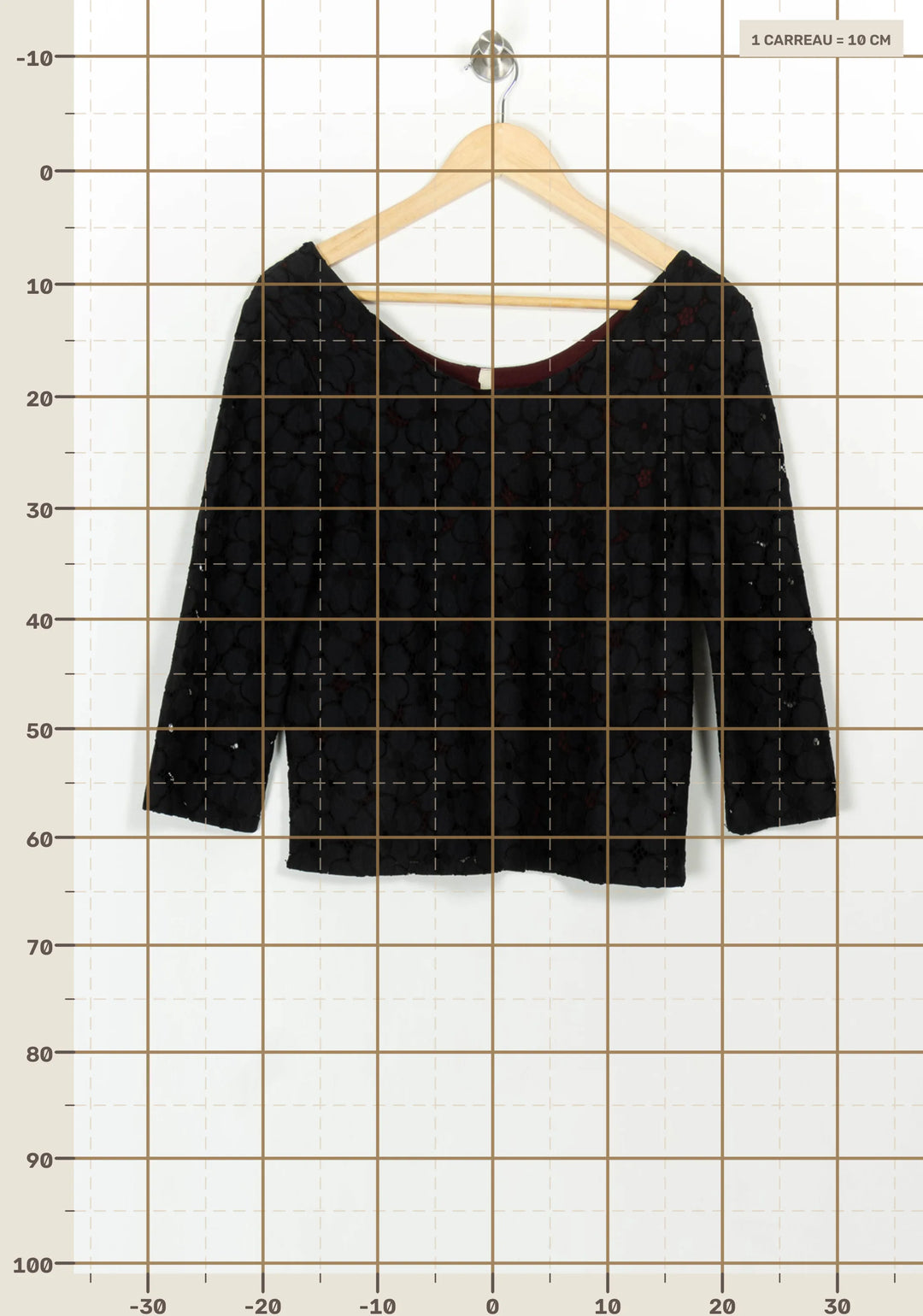 Top Noir - Taille M/38 de la marque I.Code | PARAD116690 - Vendu par Paradigme - Image 4