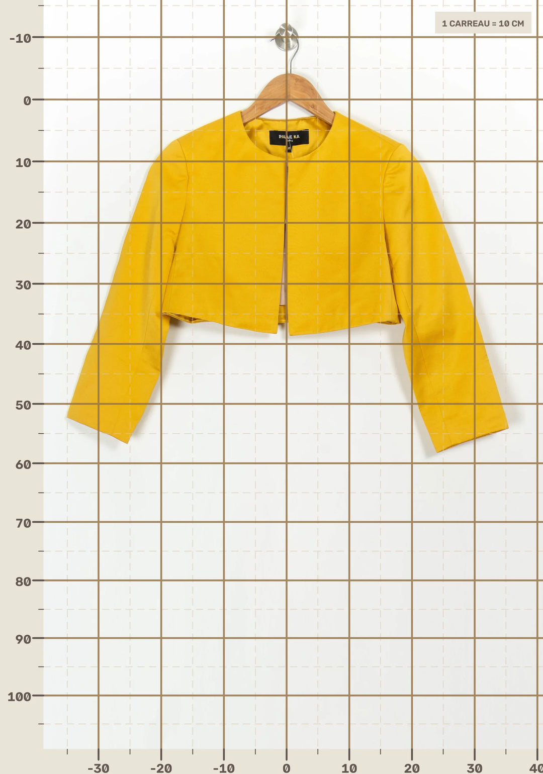 Veste Courte Dorée - Taille S/36 de la marque Paule Ka | PARAD116691 - Vendu par Paradigme - Image 4