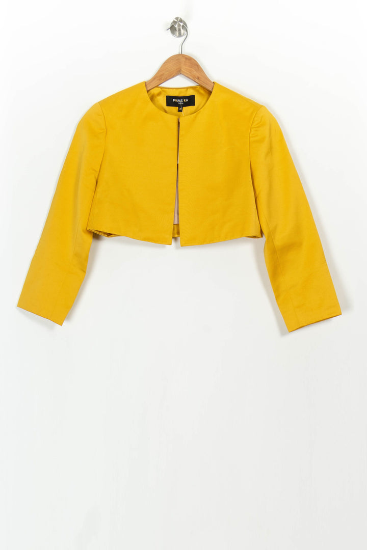 Veste Courte Dorée - Taille S/36 de la marque Paule Ka | PARAD116691 - Vendu par Paradigme - Image 2