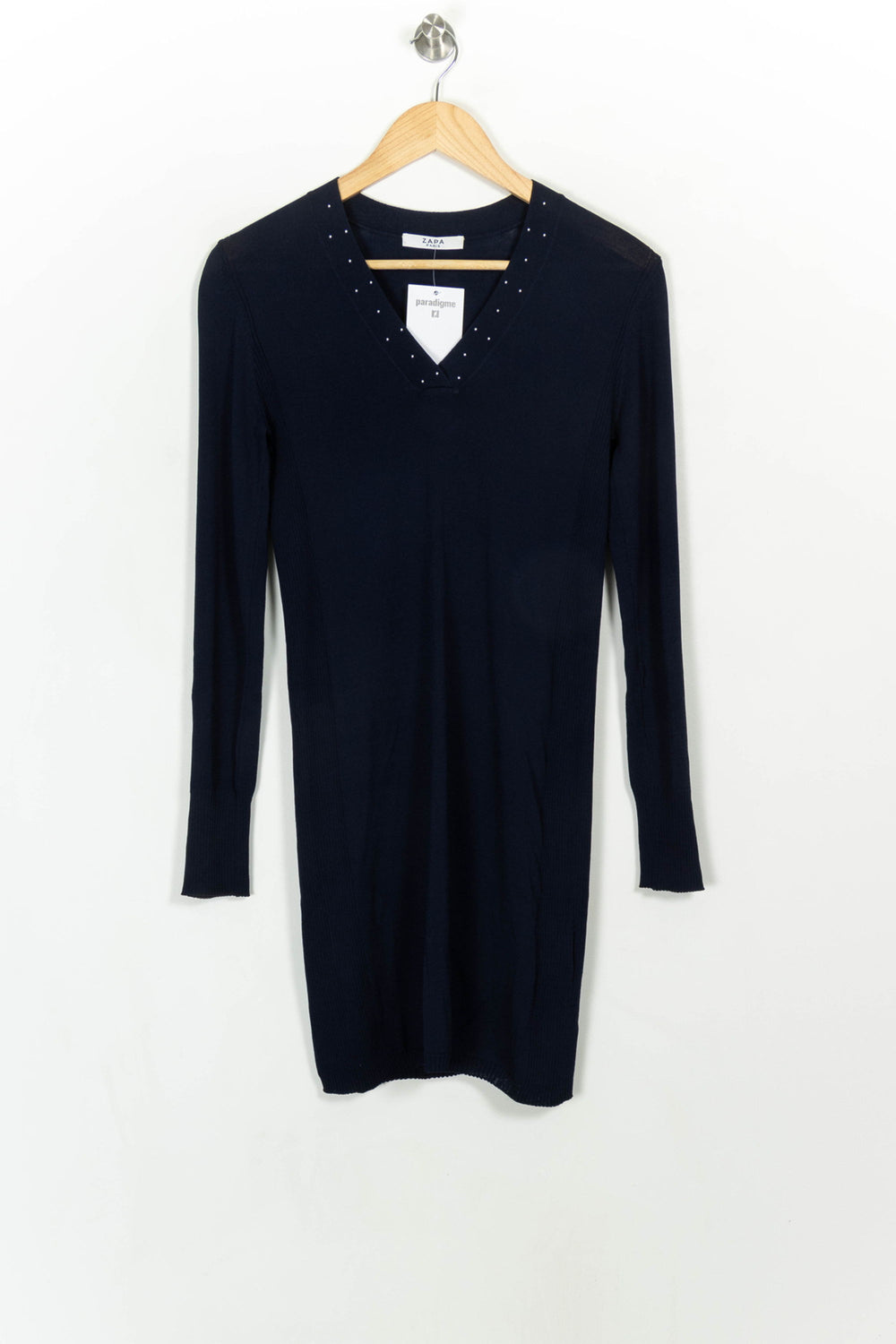 Robe Pull Bleu - Taille S/36 de la marque ZAPA | PARAD116693 - Vendu par Paradigme - Image 2