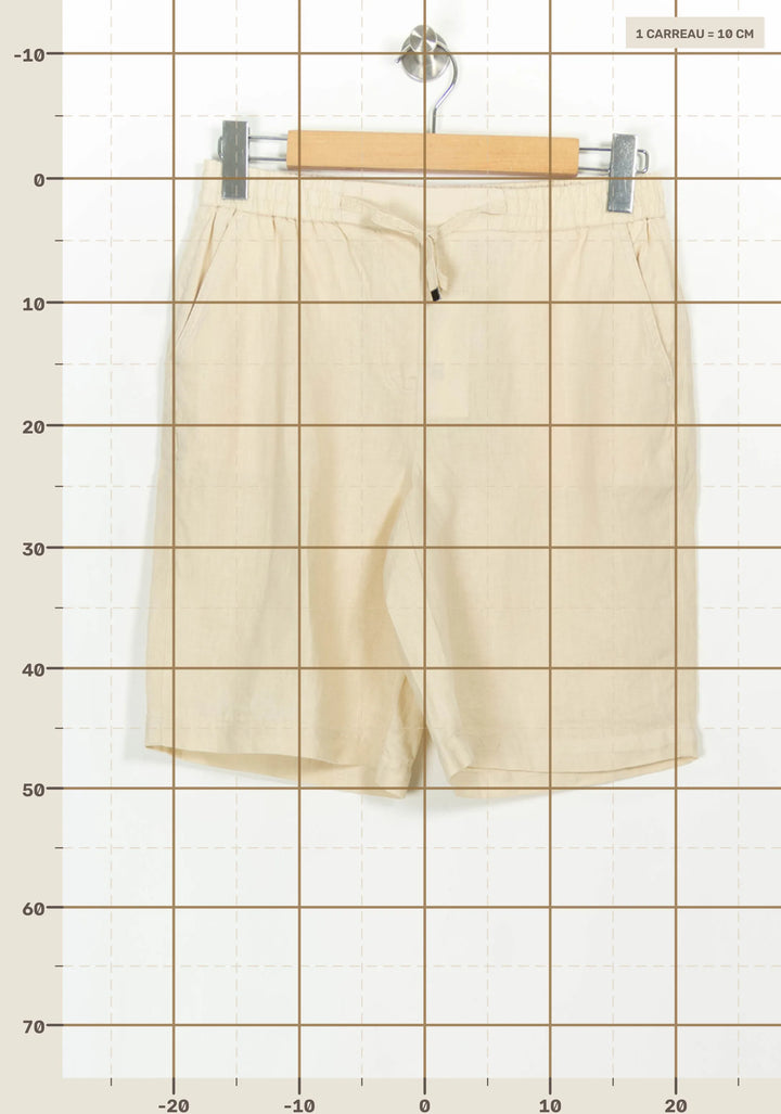 Short Beige - Taille M/38 de la marque Maison 123 | PARAD116694 - Vendu par Paradigme - Image 4