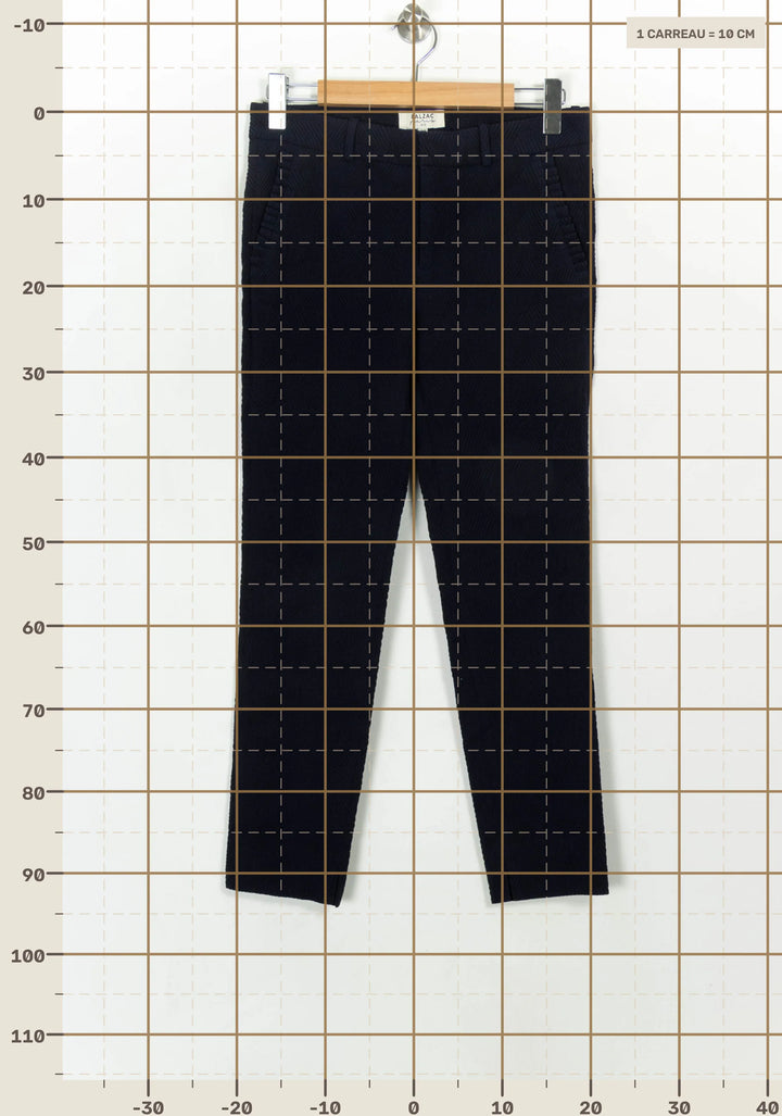 Pantalon Bleu - Taille M/38 de la marque Balzac Paris | PARAD116696 - Vendu par Paradigme - Image 4