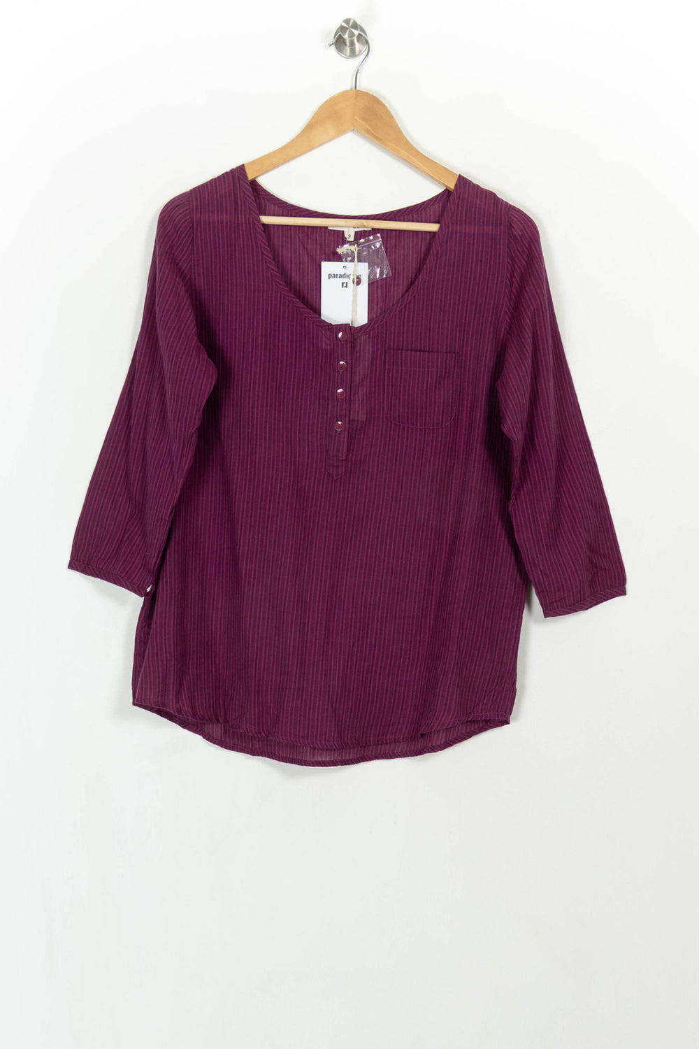 Blouse Violette - Taille L/40 de la marque ba&sh | PARAD116701 - Vendu par Paradigme - Image 2