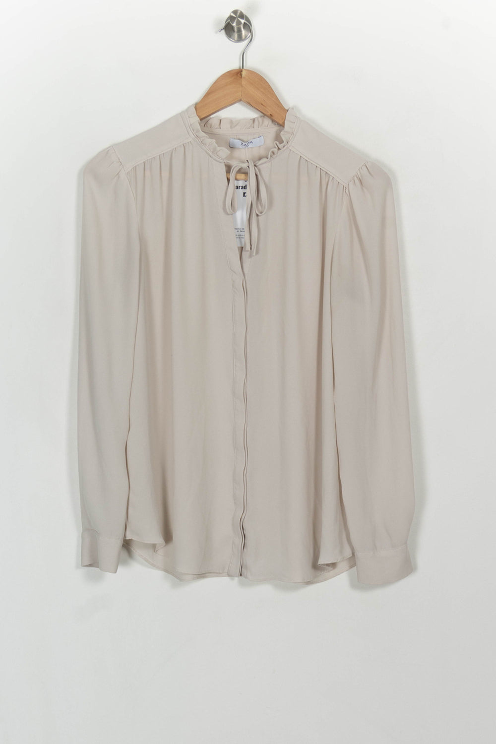 Blouse Écrue - Taille S/36 de la marque ZAPA | PARAD116702 - Vendu par Paradigme - Image 2