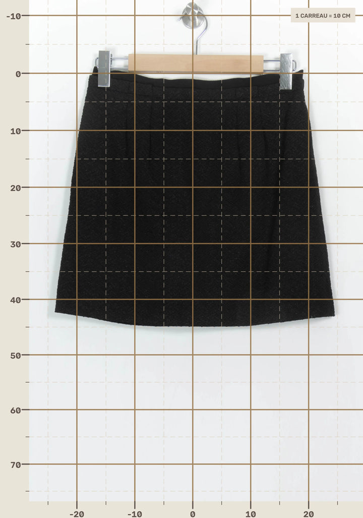 Jupe Courte Noire - Taille M/38 de la marque Comptoir des Cotonniers | PARAD116703 - Vendu par Paradigme - Image 4