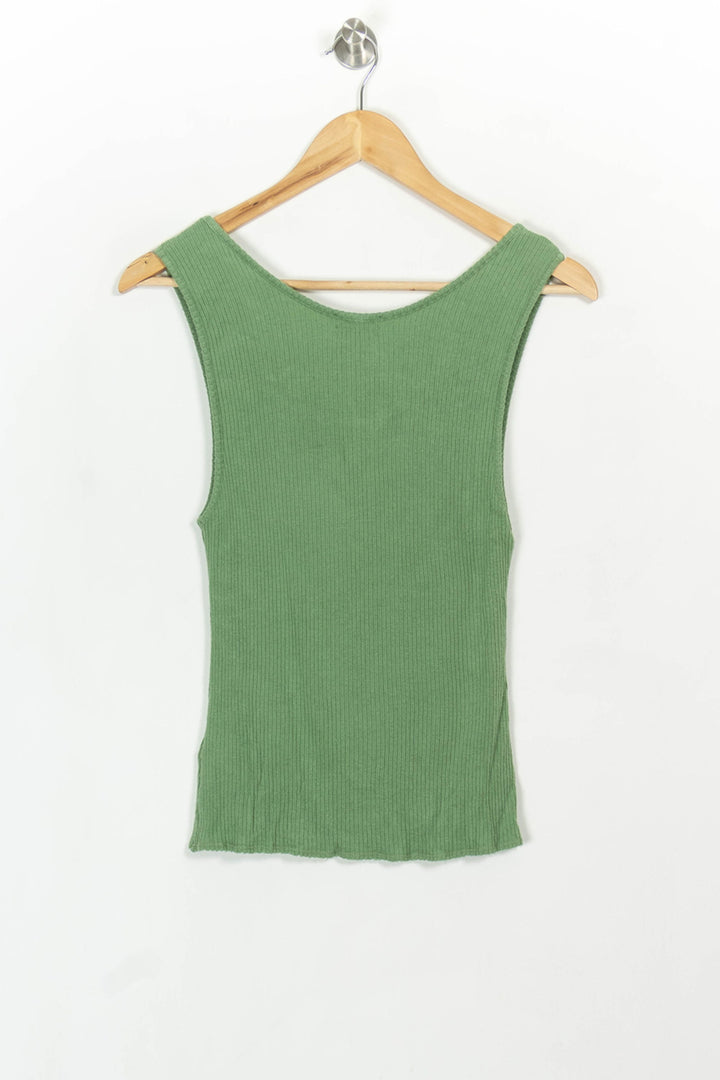 Débardeur Vert - Taille M/38 de la marque American Vintage | PARAD116704 - Vendu par Paradigme - Image 5