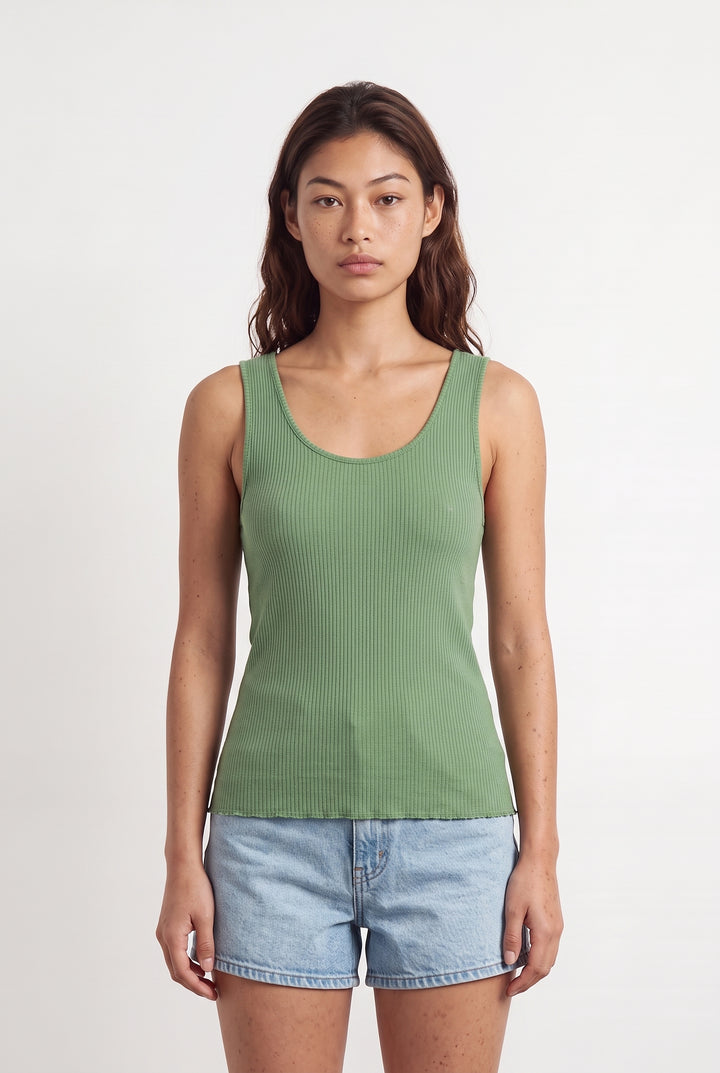 Débardeur Vert - Taille M/38 de la marque American Vintage | PARAD116704 - Vendu par Paradigme - Image 1