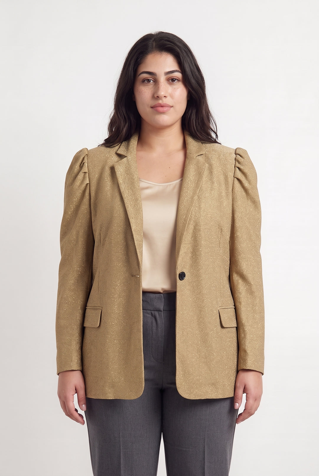 Blazer Doré - Taille XL/42 de la marque Imprevu | PARAD116705 - Vendu par Paradigme - Image 1