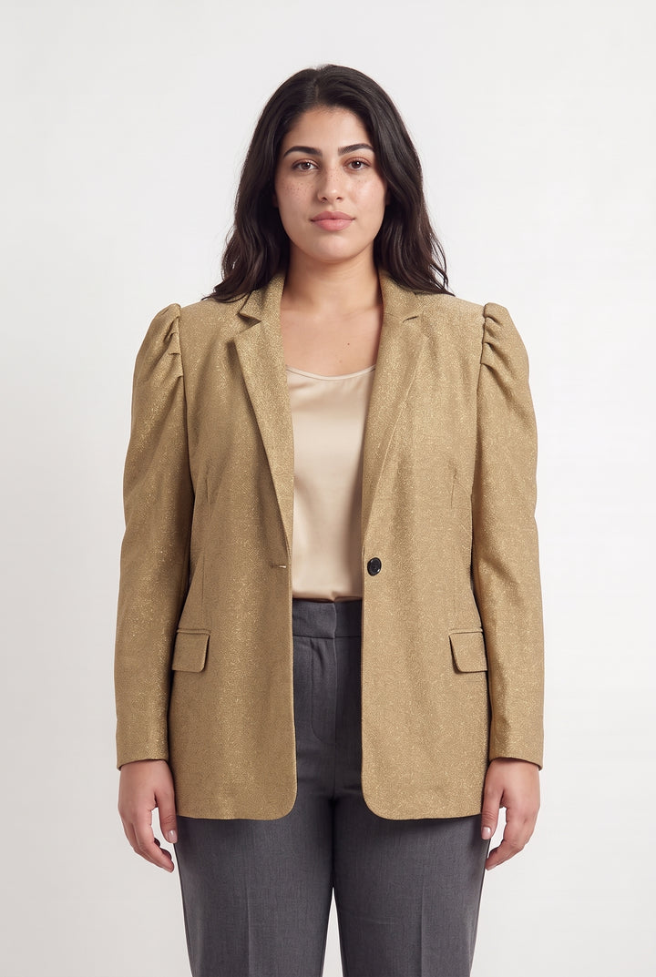 Blazer Doré - Taille XL/42 de la marque Imprevu | PARAD116705 - Vendu par Paradigme - Image 1
