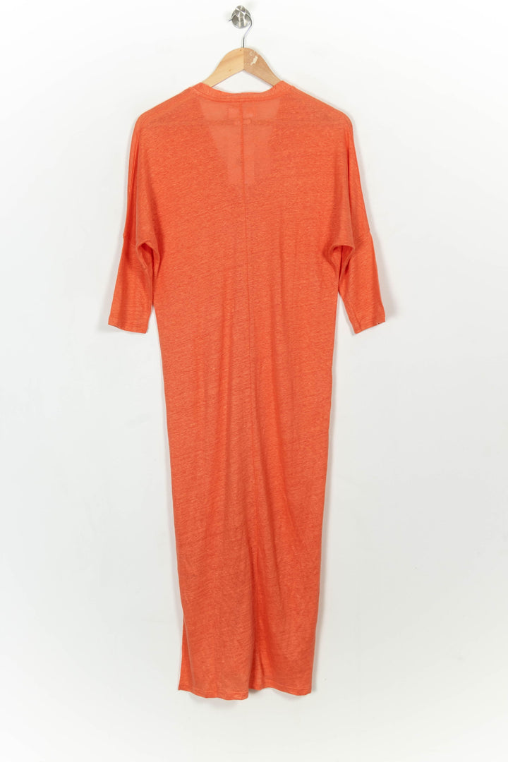 Robe Longue Orange - Taille S/36 de la marque Notshy Cashmere | PARAD116712 - Vendu par Paradigme - Image 5