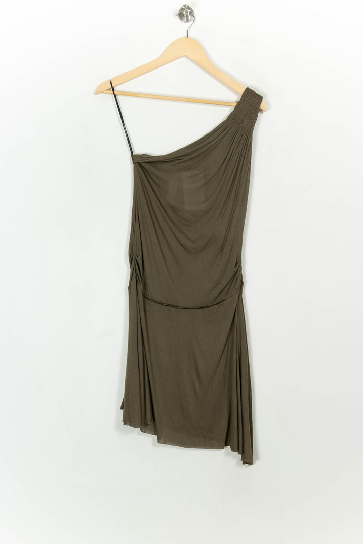 Robe Asymétrique Verte - Taille S/36 de la marque Maje | PARAD116713 - Vendu par Paradigme - Image 5