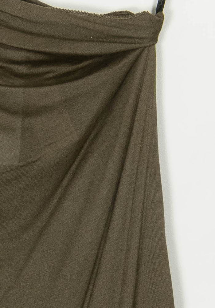 Robe Asymétrique Verte - Taille S/36 de la marque Maje | PARAD116713 - Vendu par Paradigme - Image 3