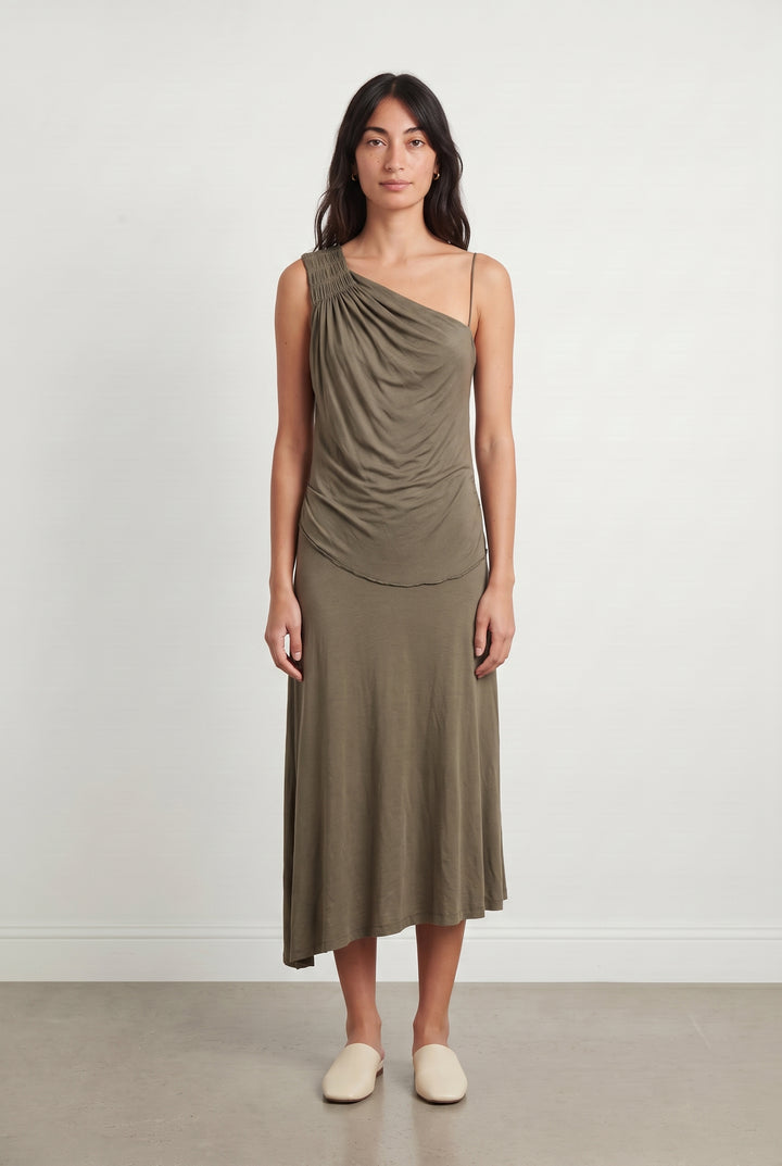 Robe Asymétrique Verte - Taille S/36 de la marque Maje | PARAD116713 - Vendu par Paradigme - Image 1