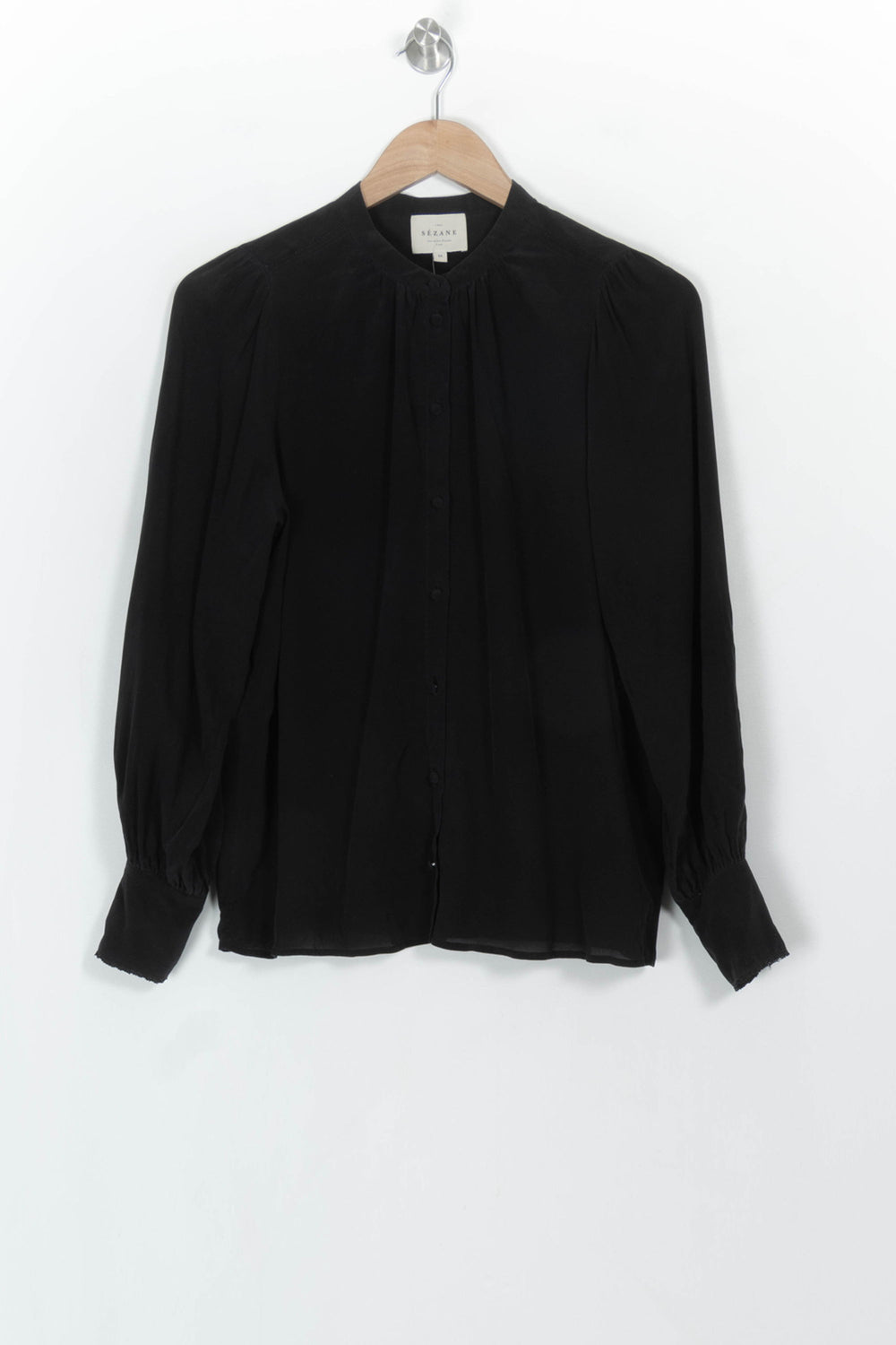 Blouse Noire - Taille XL/42 de la marque Sézane | PARAD116714 - Vendu par Paradigme - Image 2