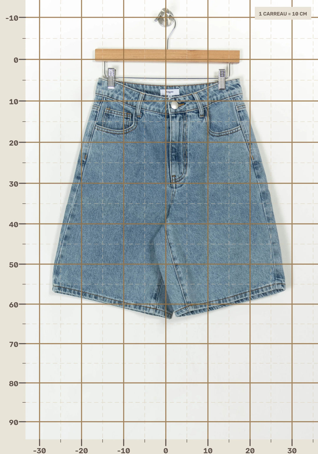 Bermuda Bleu - Taille M/38 de la marque Suncoo | PARAD116719 - Vendu par Paradigme - Image 4