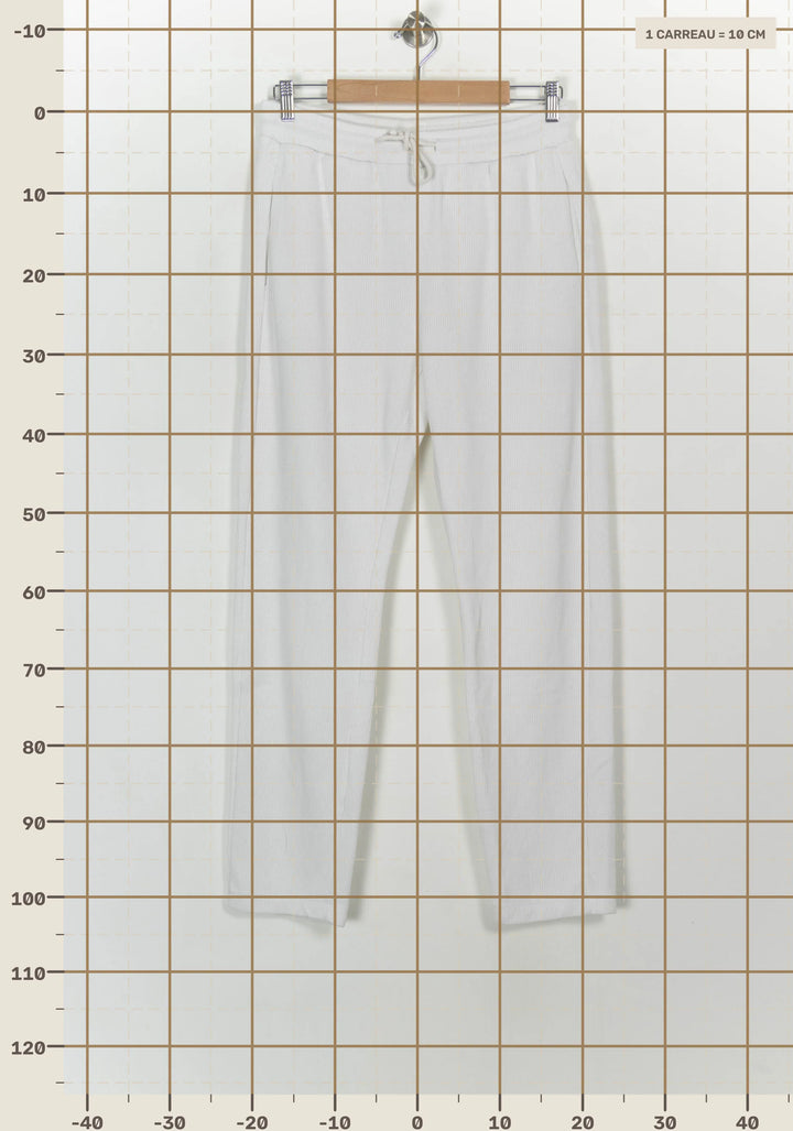 Pantalon Blanc - Taille M/38 de la marque American Vintage | PARAD116723 - Vendu par Paradigme - Image 4