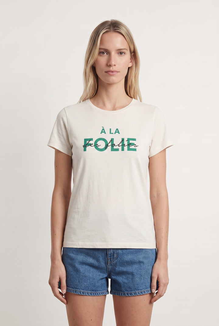 Tee-shirt Beige - Taille S/36 de la marque Balzac Paris | PARAD116724 - Vendu par Paradigme - Image 1