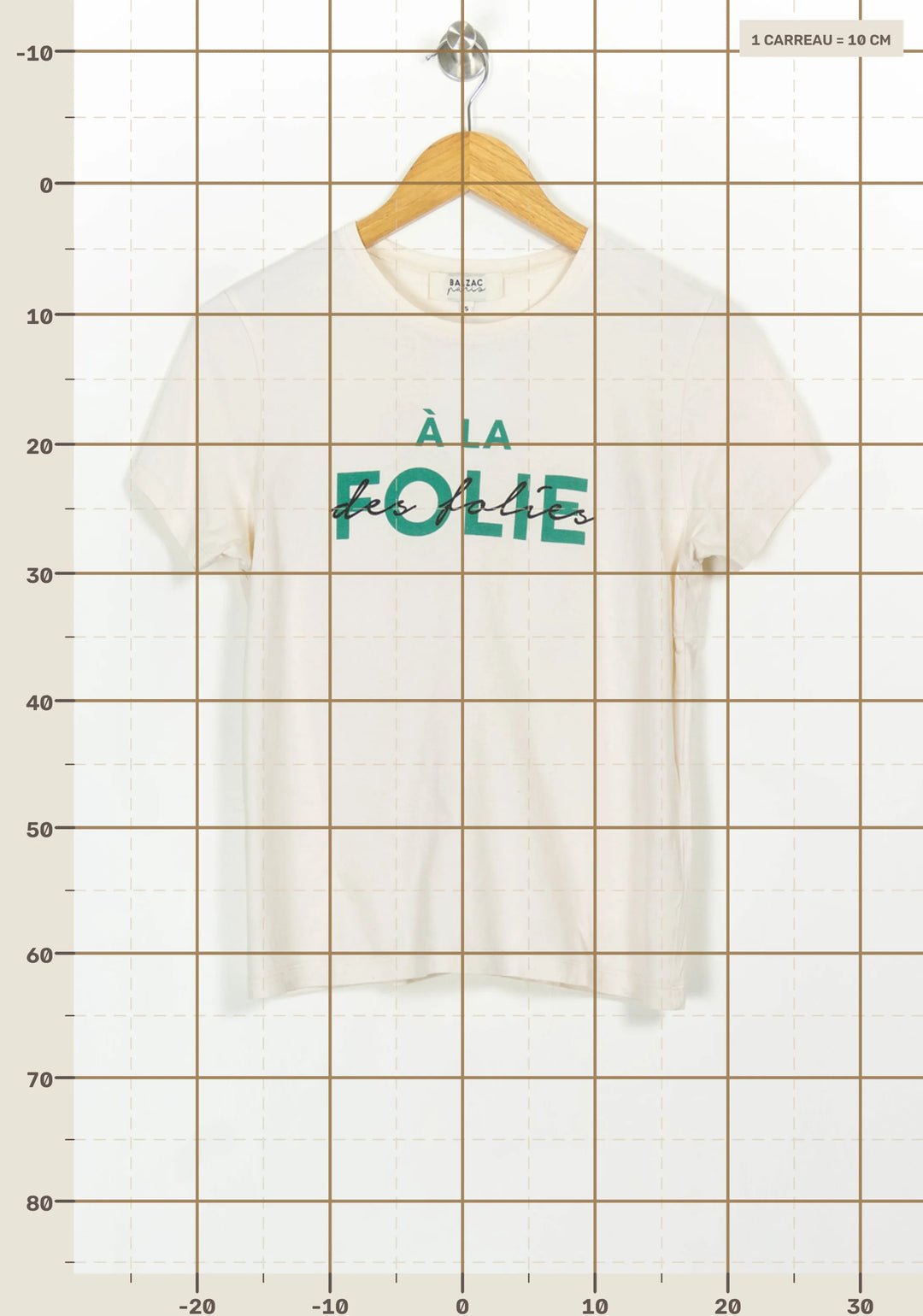 Tee-shirt Beige - Taille S/36 de la marque Balzac Paris | PARAD116724 - Vendu par Paradigme - Image 4