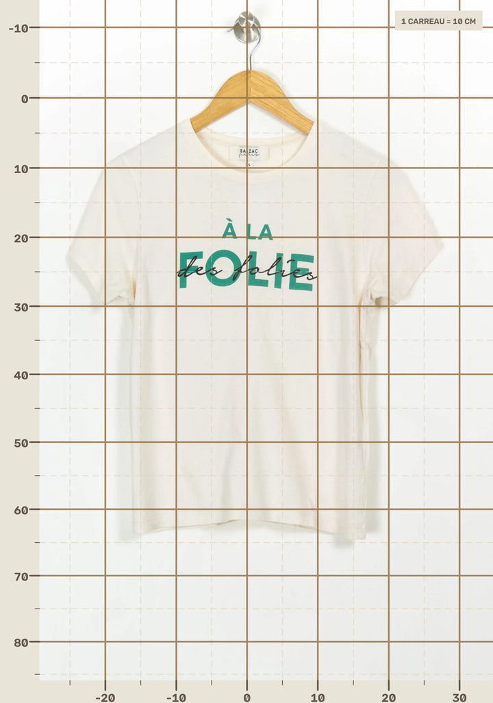 Tee-shirt Beige - Taille S/36 de la marque Balzac Paris | PARAD116724 - Vendu par Paradigme - Image 4