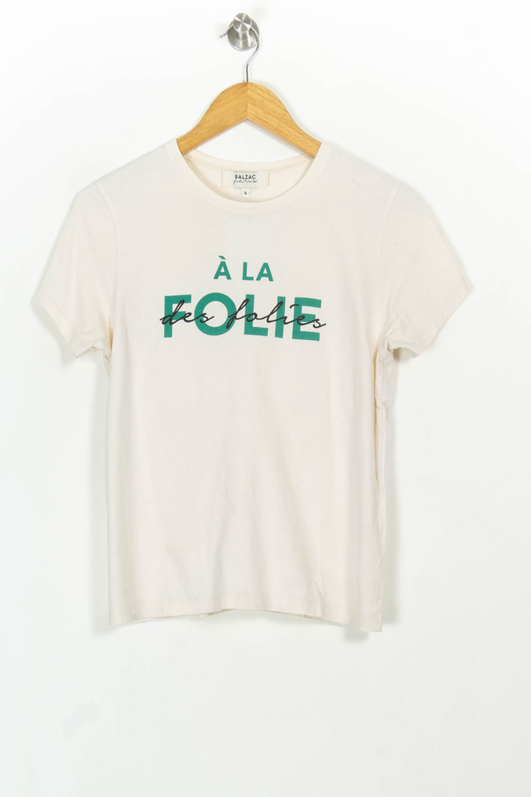 Tee-shirt Beige - Taille S/36 de la marque Balzac Paris | PARAD116724 - Vendu par Paradigme - Image 2